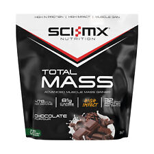 Sci-MX Total Mass Gainer Weight Gain Powder 2kg Whey Protein Shake Lean Muscle