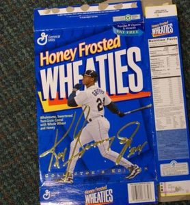 ken griffey jr rookie donruss, Wheaties Box and 24 Misc Cards (with rare DQ) - Picture 1 of 8