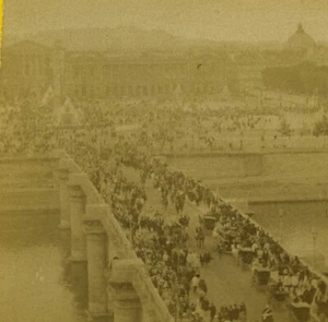 France Paris Second Empire Place de la Concorde Old Stereo photo 1865 #3 - Imagen 1 de 3