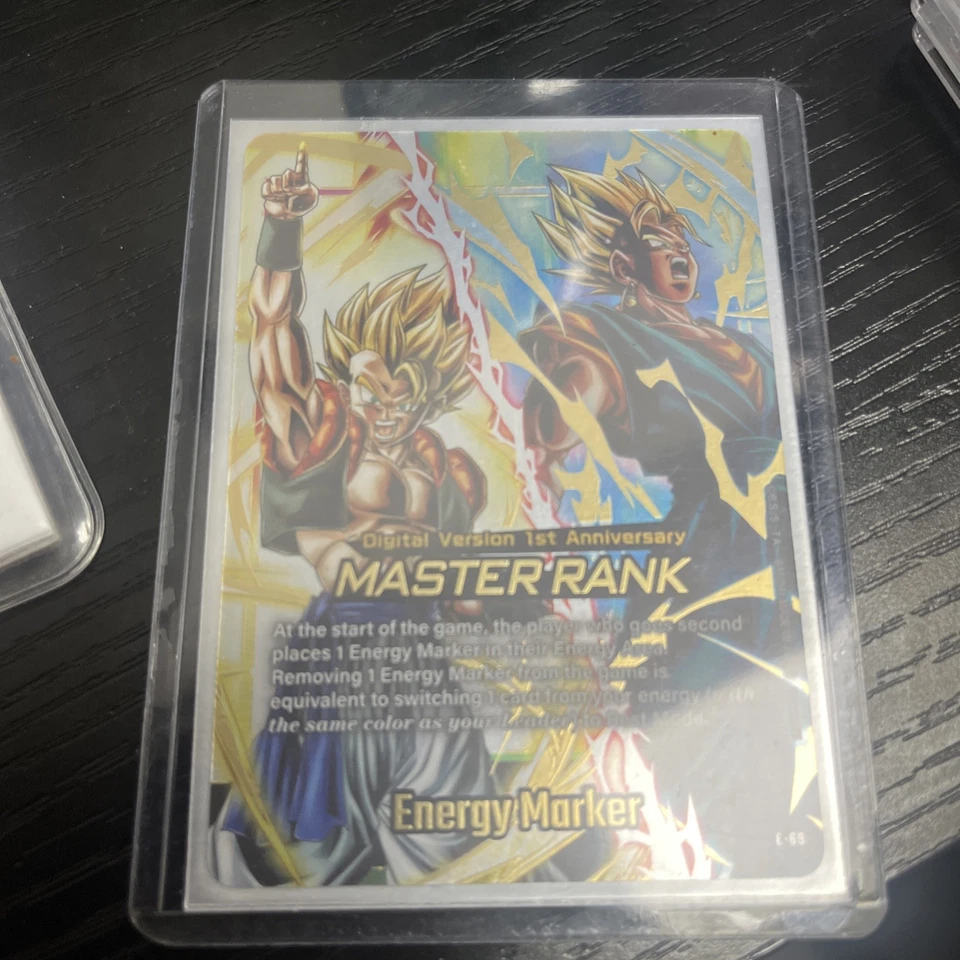 Tarjeta Dragon Ball Fusion World Master Rank Energy Marker Japan Limited 2025 JP casi nueva Foto 1 de 1