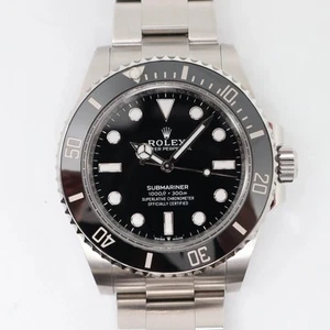 2025 New Rolex 124060 Submariner 41mm No Date Steel Ceramic Automatic Mens Watch - Picture 1 of 13