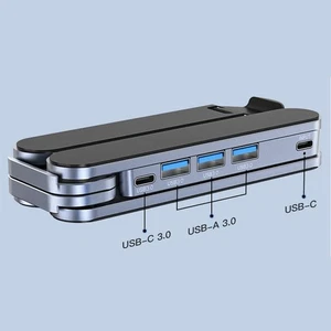 Laptop Stand with USB HUB and Aluminum Alloy Elevated Bracket GXU C4D4 - Afbeelding 1 van 22