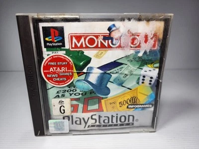 Monopoly - PS1 PlayStation 1 (PAL) - Read Description - Tested & Working  - image 1 of 4