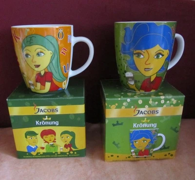 2 RITZENHOFF Jacobs Tasse Becher 10. und 11. Edition, Sammeltasse OVP m.  Karton - Bild 1 von 4
