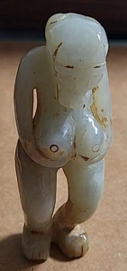 Cabeza de dragón y cuerpo humano jade antiguo 龙头人身古玉 t1 - Imagen 1 de 6