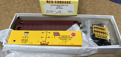 Red Caboose HO Kit #RC-4451-11 Refrigerator Car A. R. T. MP/Wabash 22125 NY - Image 1 of 4