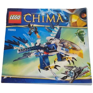 LEGO 70003 Chima Eris' Eagle Interceptor INSTRUCTION MANUAL ONLY 2013 Retired 8+ - Picture 1 of 8