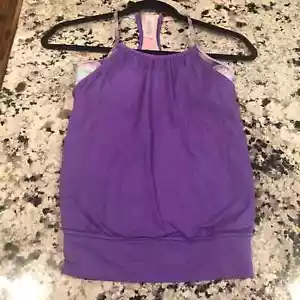 IVIVVA LULULEMON Double Dutch Purple tank girls 10 / 00 - Picture 1 of 7