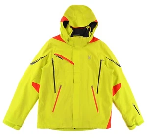 Spyder Primaloft Snowboard Ski gelb-grün Kapuzenjacke Herren Gr. XL / EUR 54 - Bild 1 von 17