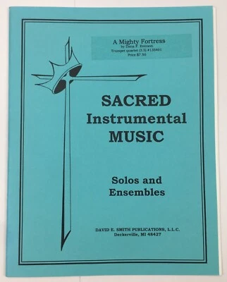 A Mighty Fortress Trumpet Quartet Sheet Music Dana Everson Sacred Instrumental - Image 1 of 4