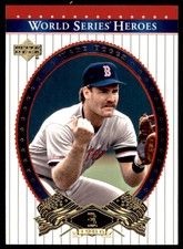 2002 UPPER DECK WORLD SERIES HEROES WADE BOGGS BOSTON RED SOX #63