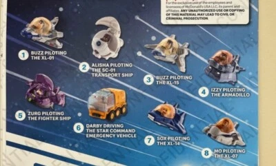 2022 McDONALD'S Disney's Buzz Lightyear Toy Story HAPPY MEAL -COMBINED SHIPPING - Image 1 of 4