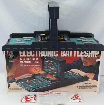 Electronic Battleship Game 1979 Milton Bradley Tested WORKS Complete 4750 - Image 1 of 4