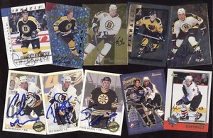 BOSTON BRUINS YOUNG GUNS ROOKIE JERSEY AUTOGRAPH NHL HOCKEY CARD SEE LIST