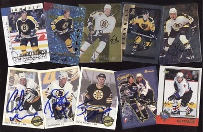 BOSTON BRUINS YOUNG GUNS ROOKIE JERSEY AUTOGRAPH NHL HOCKEY CARD SEE LIST - Image 1 of 2