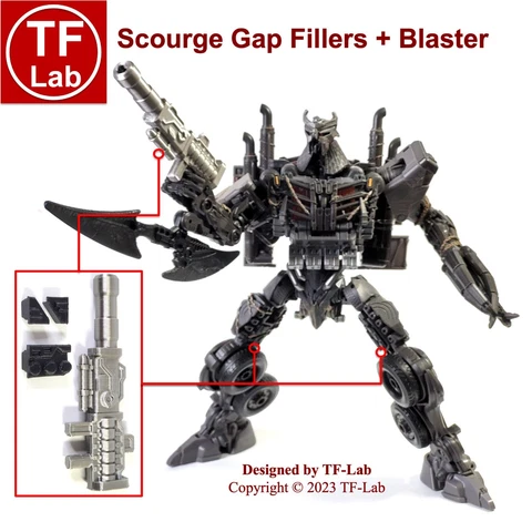 Gap Fillers Blaster Upgrade Kit: Transformers Studio Series Leader 101 Scourge Cover