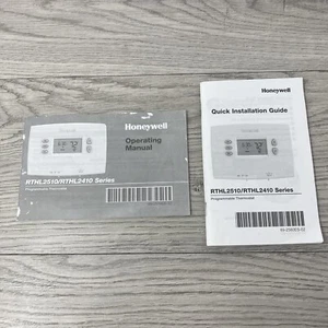 Honeywell Programmable Thermostat RTH2410B Manual/Installation Guide ONLY - Picture 1 of 2