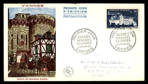 MayfairStamps France FDC 1962 Vannes Remparts First Day Cover aas_40445 - Picture 1 of 2