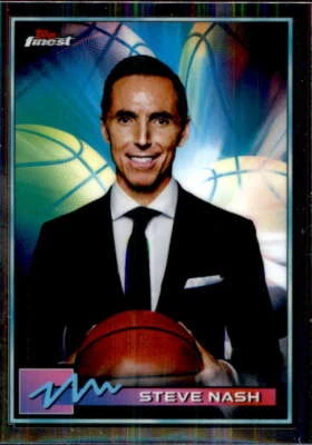 2021-22 Topps Finest #38 Steve Nash  - Image 1 of 2