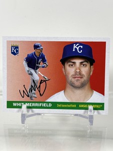 2020 TOPPS ARCHIVES Whit Merrifield 1955 MINI PARALLEL SP ROYALS