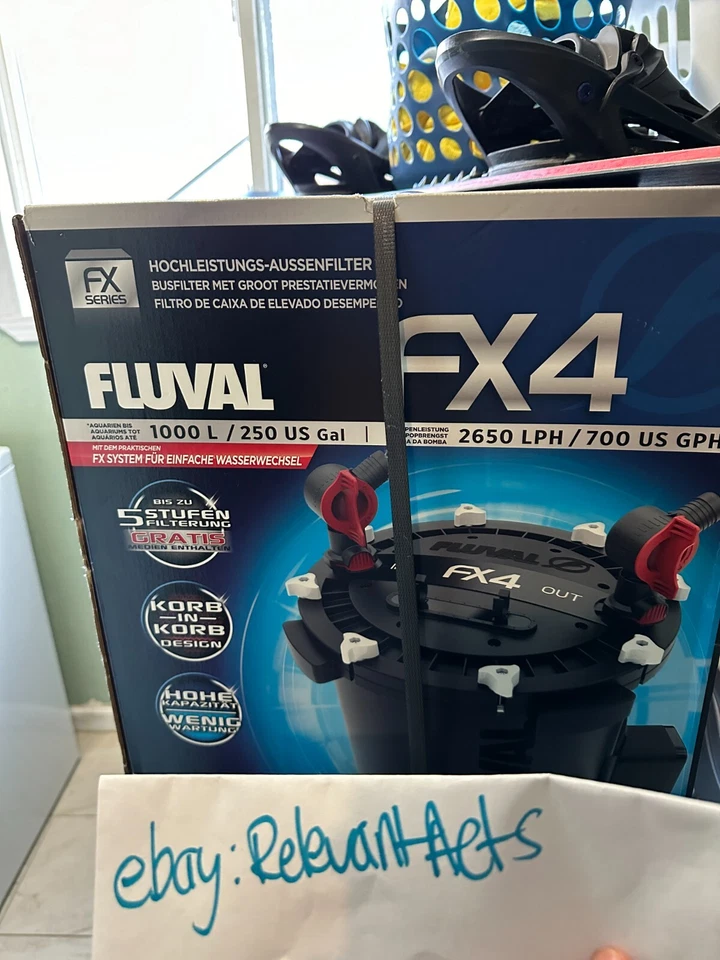 FILTRO ACUARIO BOTE ALTO RENDIMIENTO FLUVAL FX4 | Totalmente Nuevo Foto 1 de 1