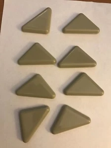 8 Pcs Triangle Self Stick Heavy Furniture Sliders 2”x2”2 ¾” - Picture 1 of 2