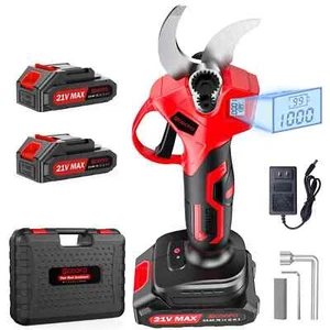 Upgraded Electric Pruning Shears,1.4" Cutting Diameter Cordless Power Pruner wit - Picture 1 of 8