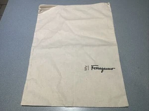 Salvatore Ferragamo DRAWSTRING BAG My Joy ballet flats 15.5X11.5 -2 compartment - Picture 1 of 5