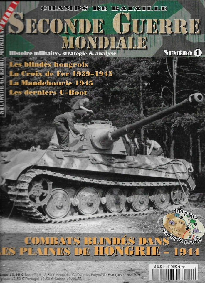 CHAMPS DE BATAILLE SECONDE GUERRE MONDIALE N° 1 / COMBATS BLINDES EN HONGRIE 44 - Photo 1/1