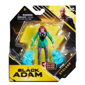 DC Comics Black Adam 1st Edition 4” Action Figure Cyclone Spin Master NIB - Picture 1 of 3
