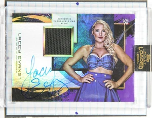 LACEY EVANS 2020 WWE FULLY LOADED DUAL AUTOGRAPH TURNBUCKLE RELIC # /25 SSP - Bild 1 von 2