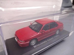 Mitsubishi Galant 1992 Red 1/43 Scale Mini Car Box Display Diecast Vol 245 - Picture 1 of 8