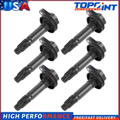6 bobinas de encendido para Ford Flex Taurus SHO 2010-2012 Lincoln MKS V6 3,5 L UF612 Foto 1 de 4