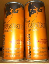 HOT NEW Red Bull AMBER edition 2023 Strawberry Apicot(TWO 8.4oz) FREE SHIP!!!!