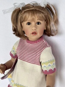Götz Puppe Künstlerpuppe Sammlerpuppe Sissel Skille Tuva 2003 Zertifikat - Bild 1 von 9