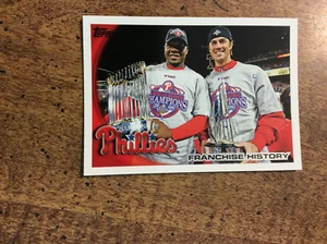 2010 Topps #372 Phillies Franchise History   nm  ib - Picture 1 of 2