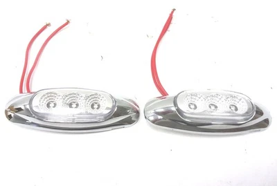 MCL17CRB NUEVO OPTRONICS 3-LED LENTE TRANSPARENTE ROJO MARCADOR LUZ DE SEPARACIÓN (CANTIDAD 2) Foto 1 de 4