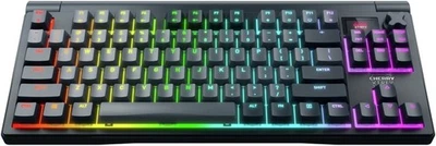 CHERRY XTRFY MX 8.3 TKL MX2A Red Wireless Mechanical Gaming Keyboard LCD Display - Image 1 of 4