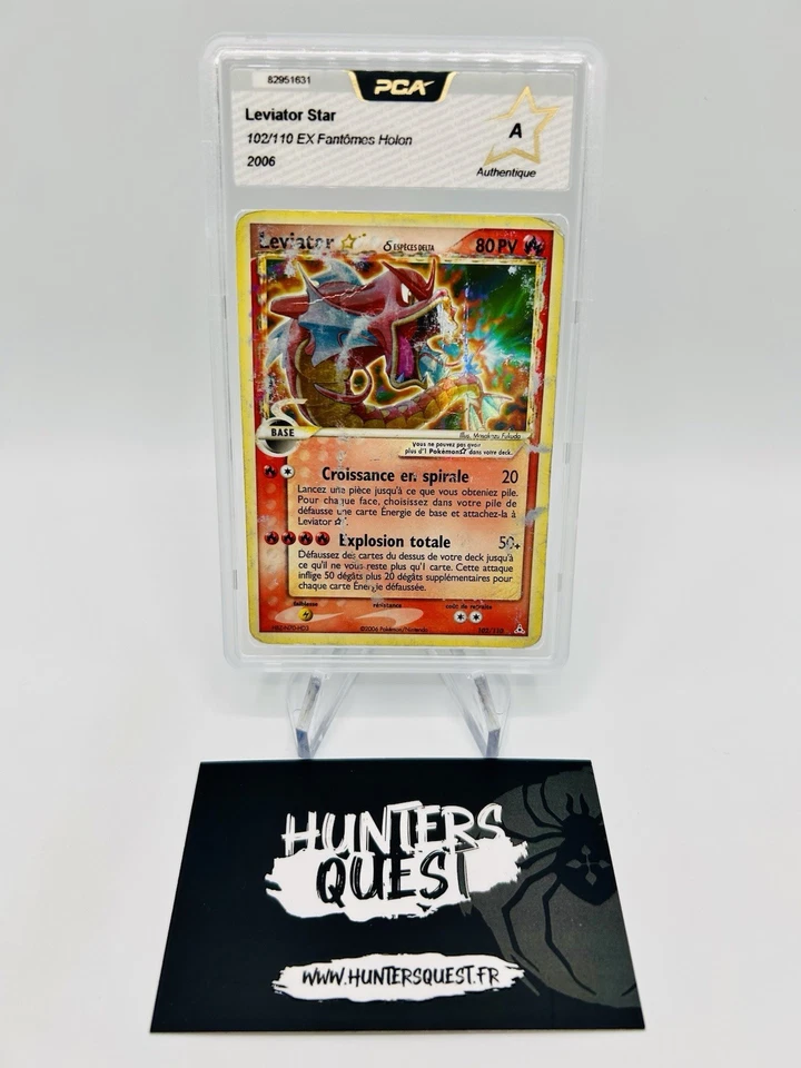 PCA A Carte Pokémon Léviator Star 102/110 - Ex Fantômes d'Holon - Photo 1/2