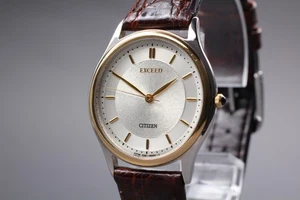 1995 [N MINT] Vintage Citizen Exceed 0330-H29603 Quartz JDM Two-Tone Men's Watch - Picture 1 of 10