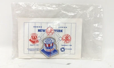 New York Yankees vs. Brooklyn Dodgers 1956 Chase World Series Metal Pin 1996 New - Image 1 of 2