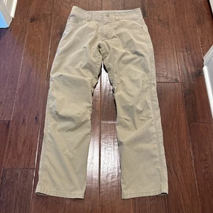 KUHL REVOLVR Pants Mens 28 X 30 Straight Zip Tan 5-Pocket - Picture 1 of 13