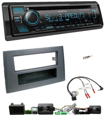 Kenwood Bluetooth USB CD Lenkrad DAB Autoradio für Volvo XC 90 2004-2014 anthraz - Bild 1 von 4