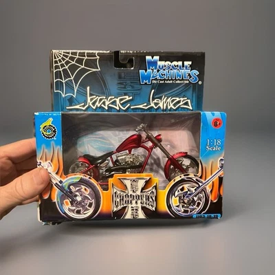 2003 Sealed Jesse James West Coast Choppers 1:18 El Diablo Rigid Muscle Machines - Image 1 of 4