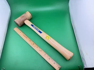 New Rawhide VAUGHAN Mallet RM175 Hammer 1-3/4” Face USA - Picture 1 of 5