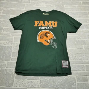 Mitchell & Ness Shirt Size XL FAMU Football Green Short Sleeve Florida Rattlers - Picture 1 of 6