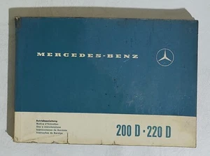 I112781 Uso e Manutenzione - Mercedes 200 D / 220 D - 1971 - Bild 1 von 6