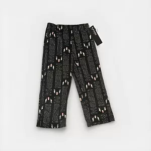 Messi Collection Black White Pink Girls Pajama Pants XS Extra Small 4/5Years NWT - Picture 1 of 6