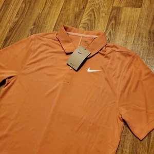 Nike Golf Polo Shirt Men Small Madder Root Dri-Fit FQ1142-812 New - Picture 1 of 7