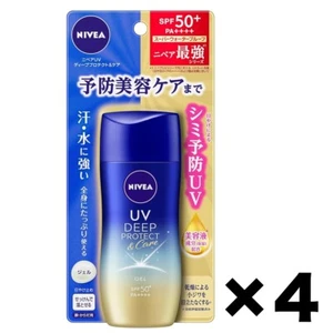 Nivea Sun UV Deep Protect&Care Gel Sunscreen 4Pack Set SPF50+ PA++++ 80g - Picture 1 of 6